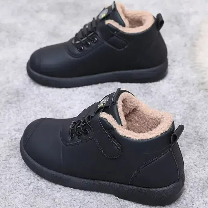 Damen Winter-Sneakerstiefel mit Fleece-Futter | Große Größen