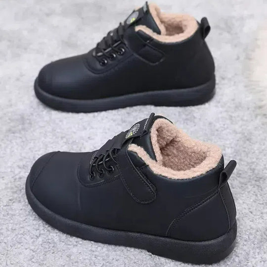 Damen Winter-Sneakerstiefel mit Fleece-Futter | Große Größen