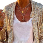 Damen Glitzernde Abendjacke mit elegantem Schnitt und luxuriösen Details R&B