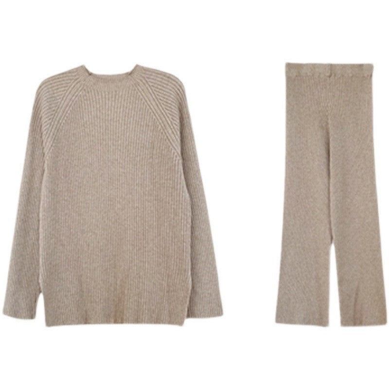 Damen Strickensemble mit weitem Schnitt und elegantem Design R&B