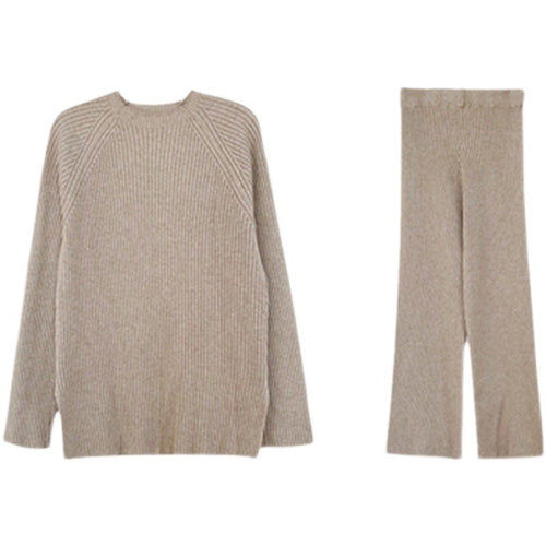 Damen Strickensemble mit weitem Schnitt und elegantem Design R&B