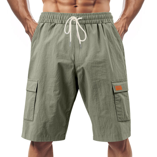 Herren Cargo-Shorts mit vielseitigen Taschen und elastischem Bund R&B