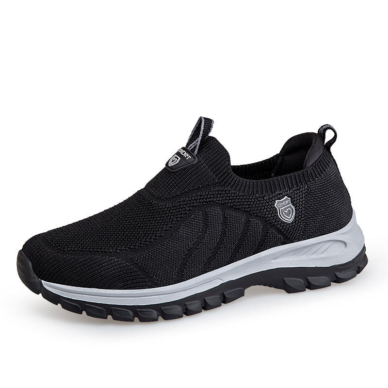 Damen Bequeme Slip-On Sneakers mit atmungsaktivem Mesh-Obermaterial R&B