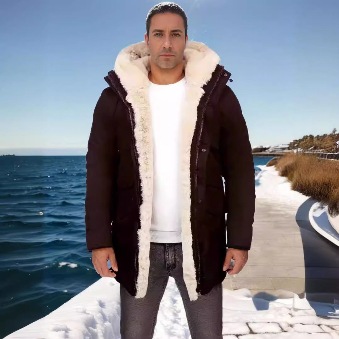 Damen modische Jacke mit weichem Futter und praktischen Taschen R&B