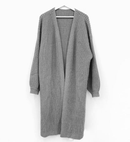Damen Grobstrick Cardigan mit offenem Schnitt R&B
