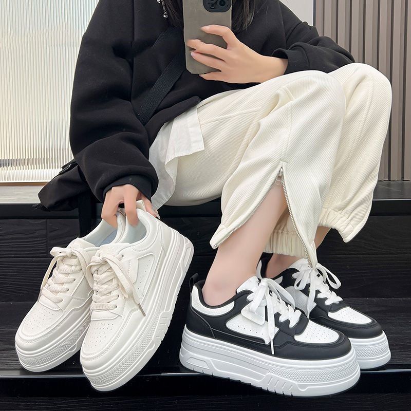 Damen Komfortable Sneakers mit dicker Sohle und atmungsaktivem Obermaterial R&B