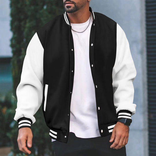 Herren Sportliche Collegejacke R&B