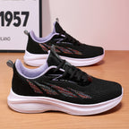 Damen Leichte Sport-Sneaker mit atmungsaktivem Mesh-Obermaterial R&B