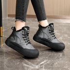 Damen modische Winterstiefel mit warmem Innenfutter und rutschfester Sohle R&B