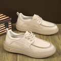 Damen Modische Schnürschuhe mit dicker Sohle R&B
