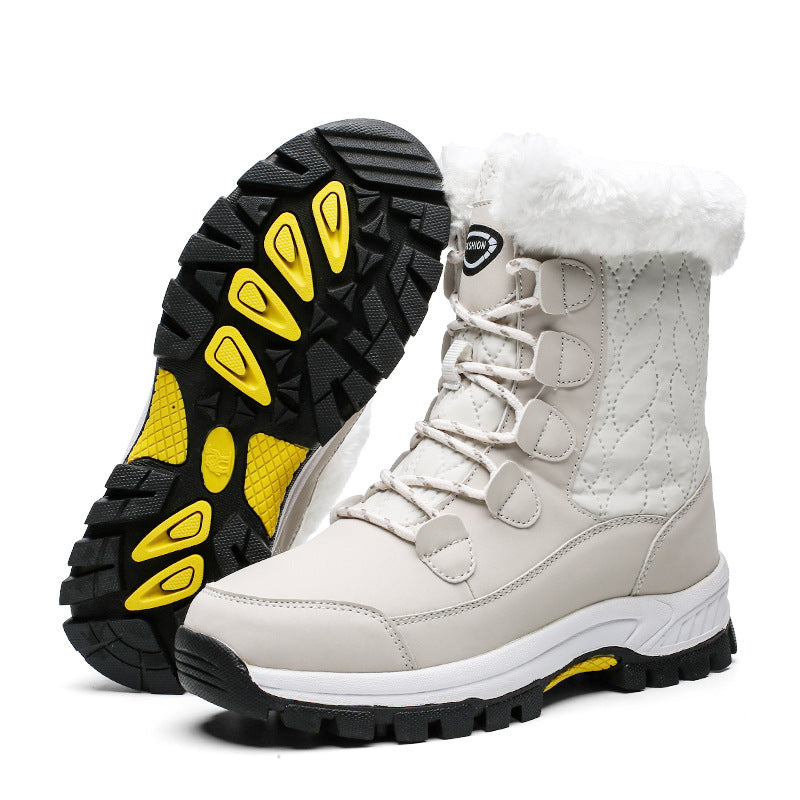 Damen Winterstiefel mit wärmendem Innenfutter und rutschfester Profilsohle R&B