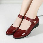 Damen Ballerinas mit modischem Riemen und eleganter Schuhspitze R&B