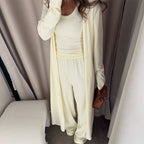 Damen elegantes Lounge-Set mit Cardigan R&B
