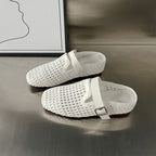 Damen Komfortable Clogs mit modischem Flechtdesign und hochwertigem Fußbett R&B