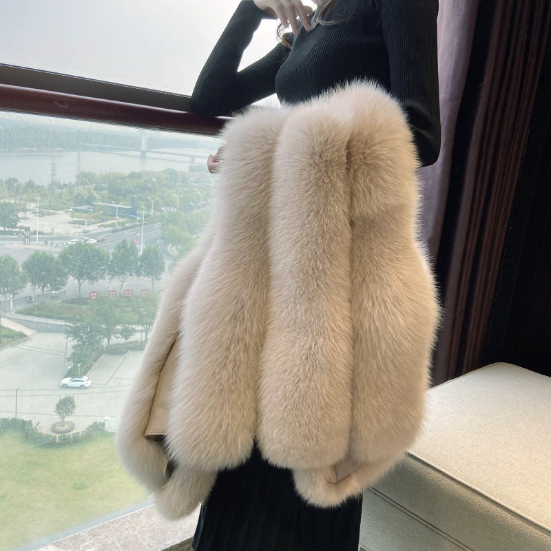 Damen Weste aus luxuriös flauschigem Kunstpelz R&B