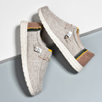 Damen Bequeme Slip-On Freizeitschuhe mit atmungsaktivem Obermaterial