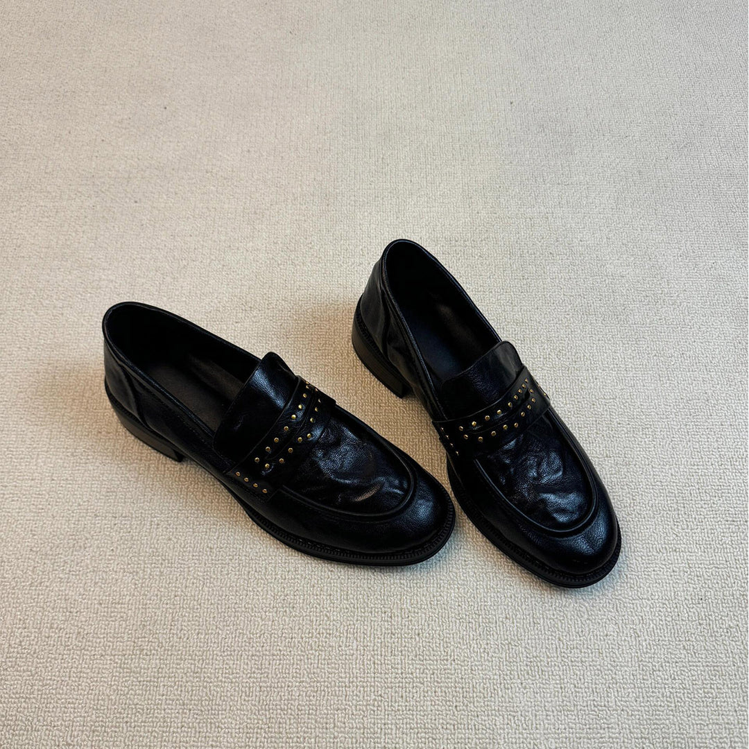 Damen Mokassins mit eleganten Nietenakzenten R&B