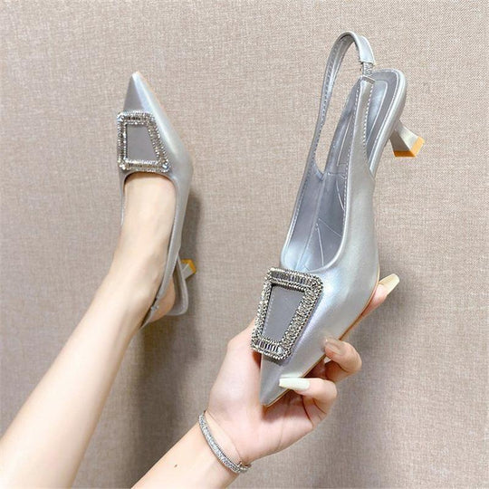 Damen elegante Slingback-Pumps mit modischem Absatz R&B