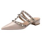 Damen Mules mit eleganten Riemchen und funkelnden Akzenten R&B