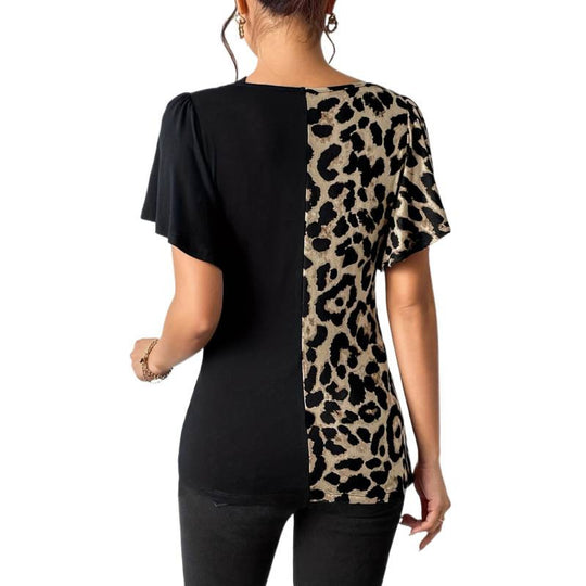Damen Trendiges Oberteil mit asymmetrischem Design und raffinierten Cut-Outs R&B