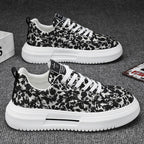 Damen Komfortable Sneakers mit trendigem Blumendruck R&B