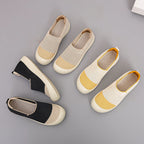 Damen Leichte und luftige Slip-On Sneakers mit elastischem Einstieg R&B