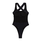 Damen Sportlicher Einteiler Badeanzug