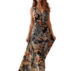 Elegantes Tropical Maxi Kleid für Damen