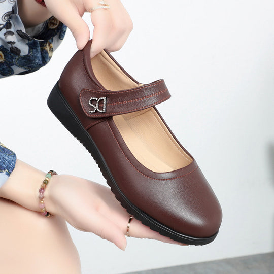 Damen elegante Mary Jane Schuhe mit modischem Riemen und bequemem Blockabsatz R&B
