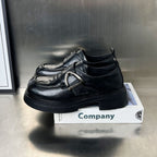 Damen Trendige Loafers mit modischer Schnalle R&B