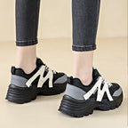 Damen Sportliche Komfort-Sneaker mit dämpfender Sohle und stylischem Design