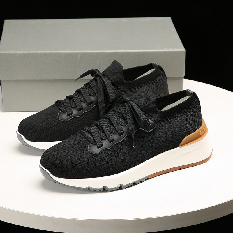 Damen Sportliche Lauf-Sneaker mit atmungsaktivem Obermaterial und dämpfender Sohle von R&B