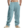 Herren lässige Cargo-Hose aus leichtem, atmungsaktivem Material mit verstellbarem Kordelzug R&B