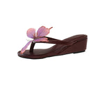 Damen elegante Mules mit floralem Design und komfortablem Absatz R&B