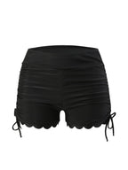 Damen Badeshorts mit verstellbarem Raffungsdesign R&B