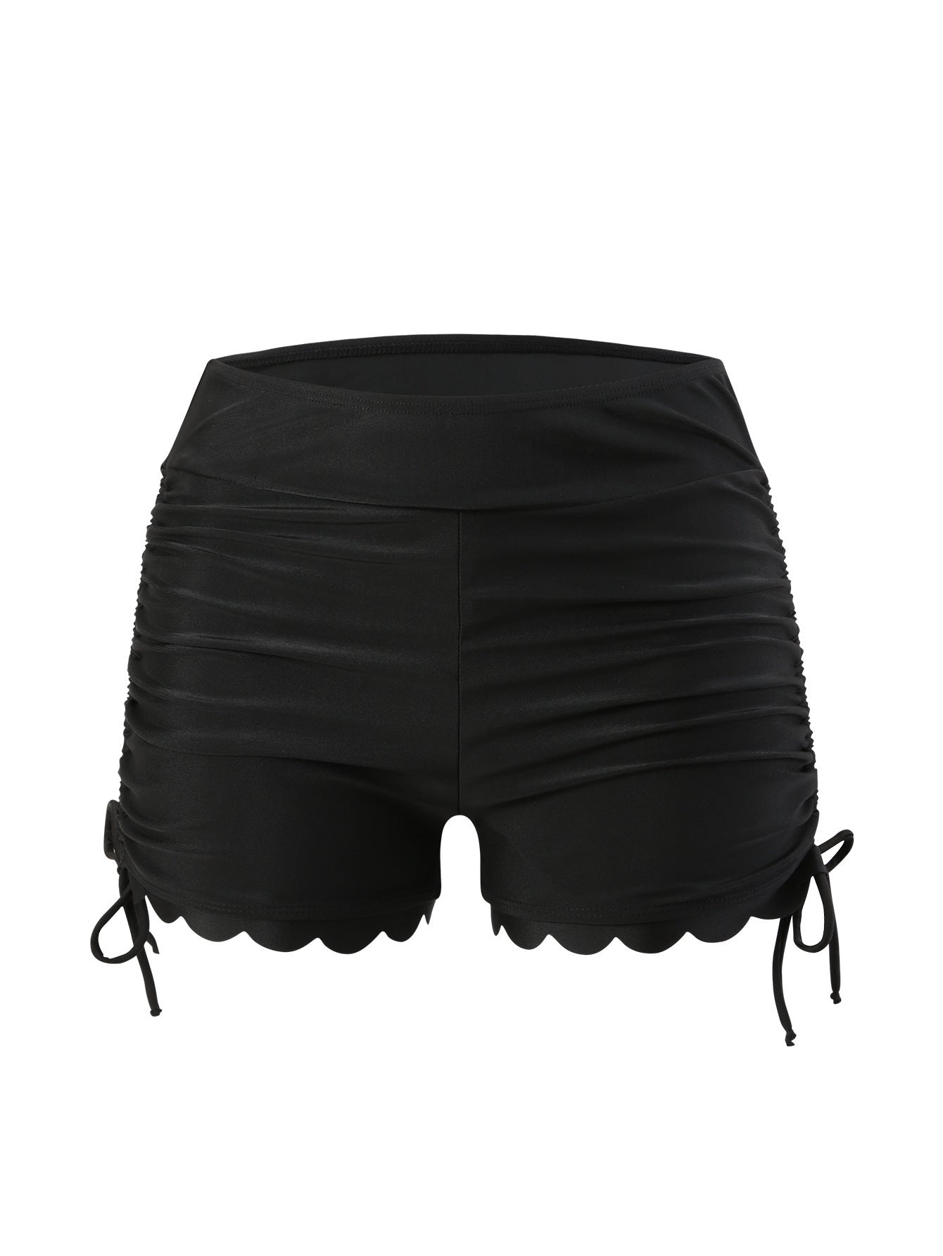 Damen Badeshorts mit verstellbarem Raffungsdesign R&B