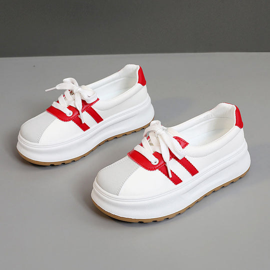Damen modische Plateauschuhe mit metallic Details und rutschfester Sohle R&B