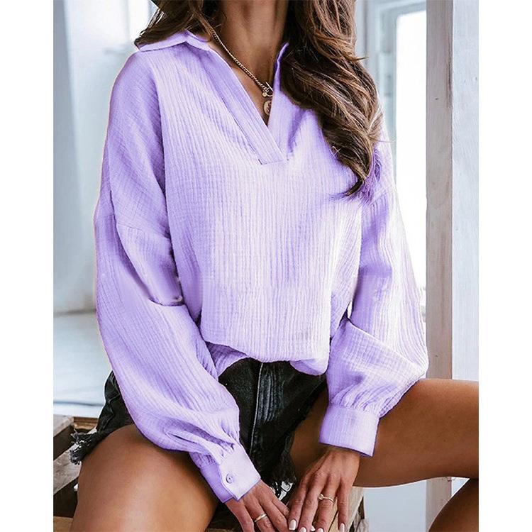 Damen lässige Hemdbluse R&B