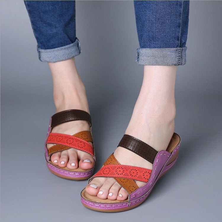 Damen Bequeme und modische Clogs mit atmungsaktiven Einsätzen R&B
