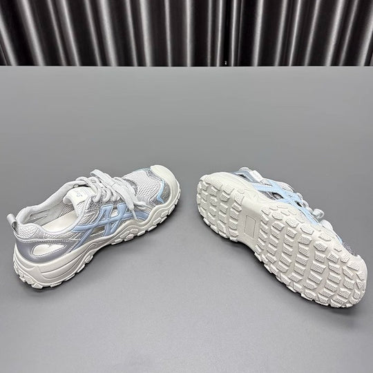 Damen sportive Lifestyle-Sneaker mit atmungsaktiver Mesh-Oberfläche und hochwertiger Dämpfungstechnologie R&B