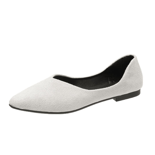 Damen elegante Ballerinas mit spitzem Design und weichem Obermaterial R&B