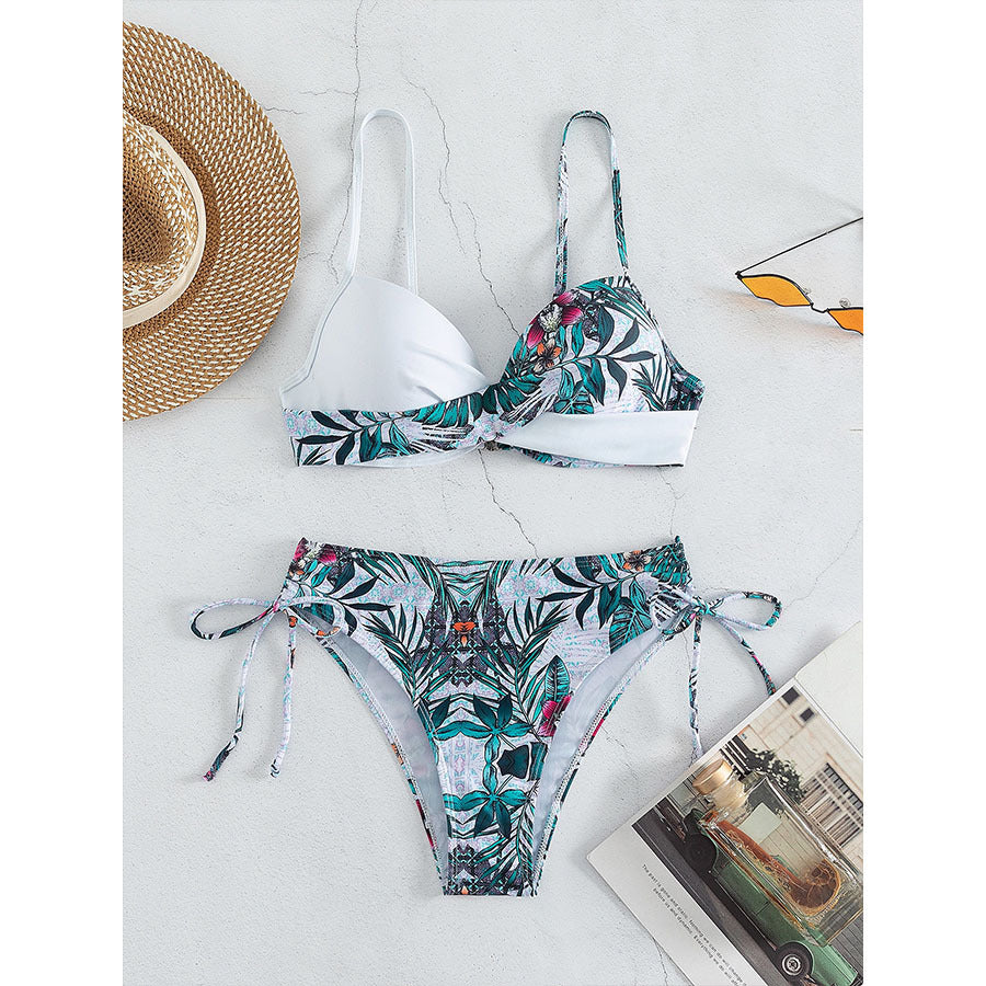 Damen Design-Bikini mit modernem Wickel-Detail R&B