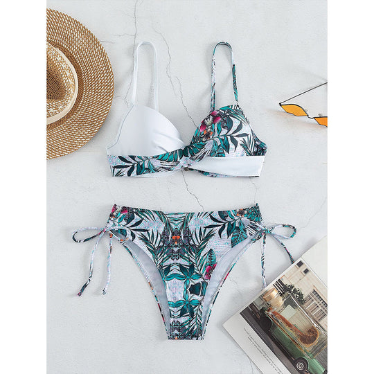 Damen Design-Bikini mit modernem Wickel-Detail R&B