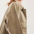 Damen lässige Oversized-Jacke R&B