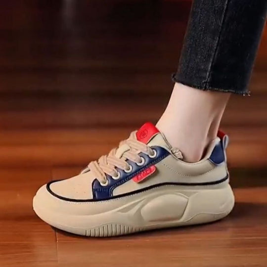 Damen Sportliche Sneakers mit dicker Sohle und komfortablem Obermaterial R&B