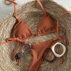 Damen Netz-Bikini mit verstellbaren Trägern R&B