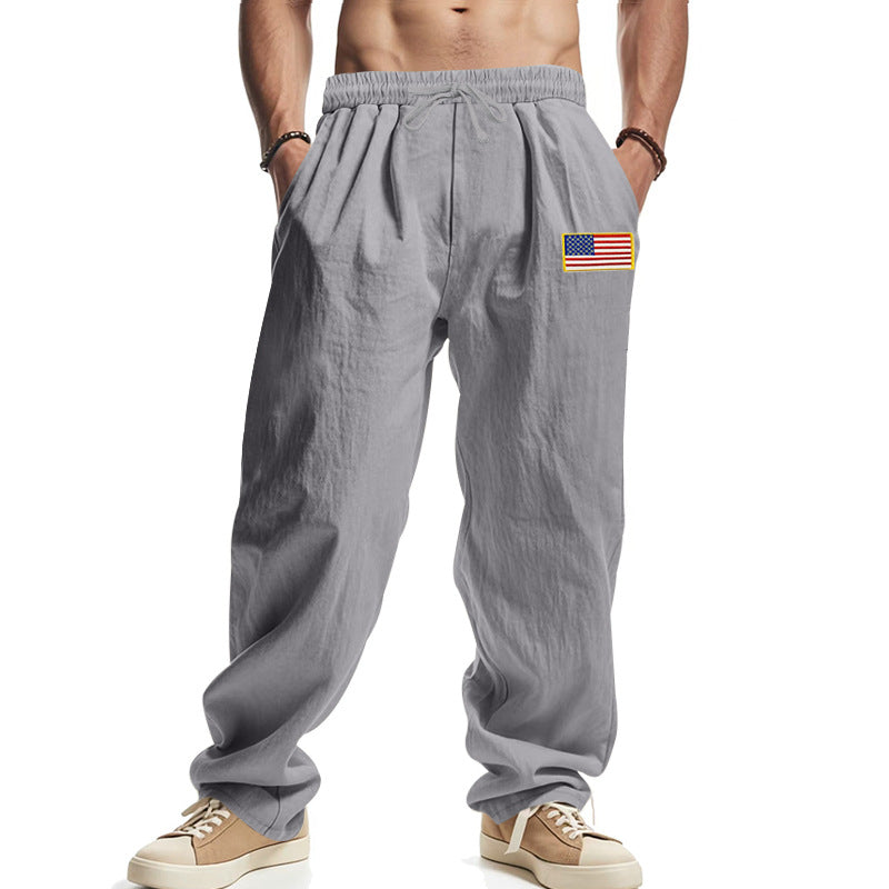 Herren lässige Cargo-Hose mit verstellbarem Bund und praktischen Seitentaschen R&B