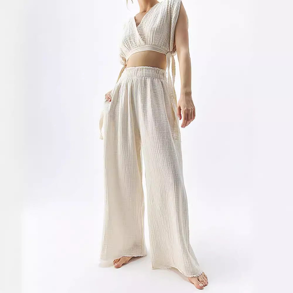 Damen Lässiger Two-Piece Jumpsuit R&B