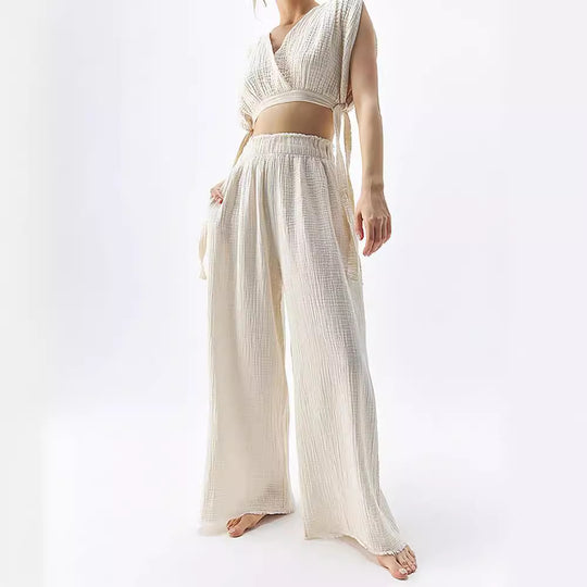 Damen Lässiger Two-Piece Jumpsuit R&B