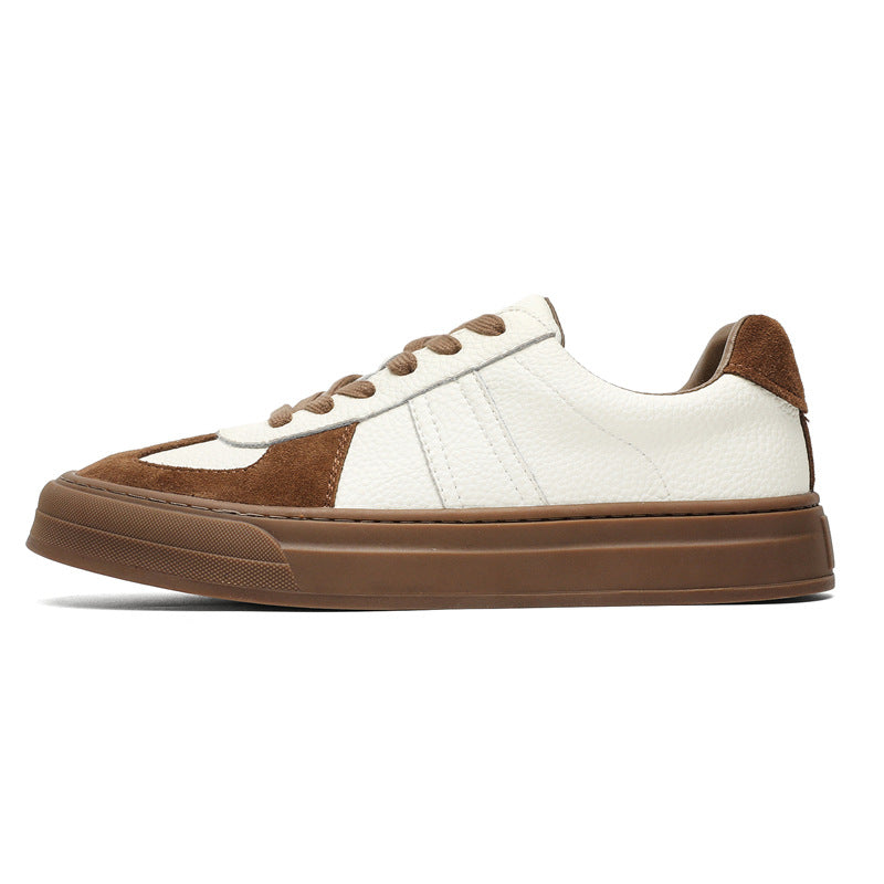 Damen Trendige Freizeit Sneakers mit hochwertiger Leder- und Wildleder-Kombination R&B